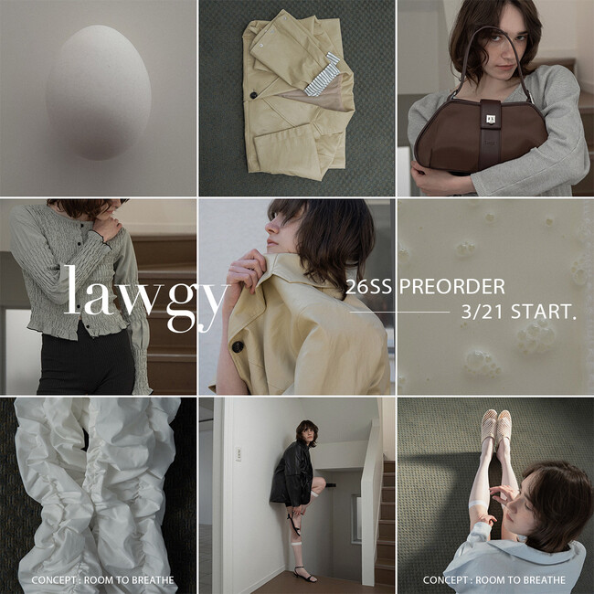 [京都・女性アパレルEC Eim（エイム）”lawgy 26 spring collection PRE ORDER”　開催！]