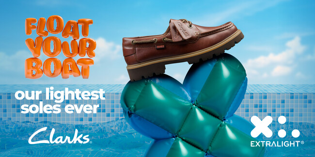 Clarks SS26シーズン「Float Your Boat」コレクション