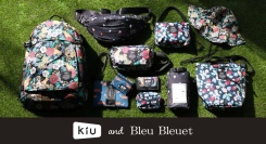 人気コラボ「KiU and Bleu Bleuet」春の新作バッグ＆ポーチが登場！　宇宙モチーフや花柄などブルーブルーエ3/24新発売　オンラインは先行発売開始
