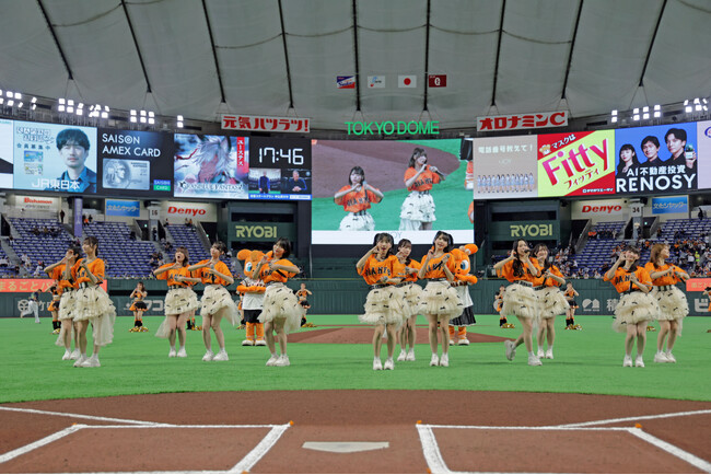 ≒JOY 「読売ジャイアンツ × 東京ヤクルトスワローズ オープン戦」にて登場！