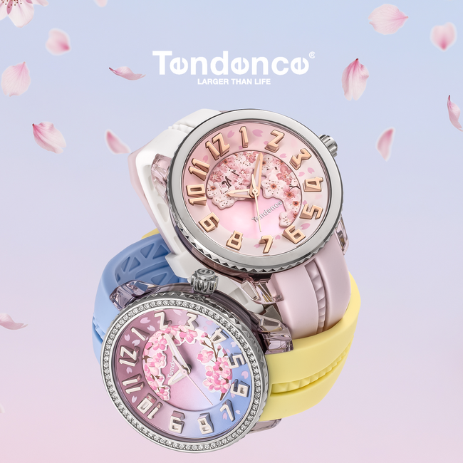 スイスの腕時計ブランド「Tendence」は、桜の優雅さにパステルカラーの遊び心を添えた「SAKURA COLLECTION」を3月18日発売します。お花見シーズンに合わせ、春のギフト企画も開催。