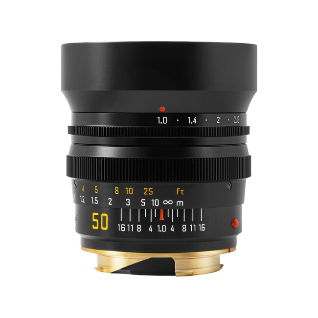 DJ-Optical NyctaLux 50mm f/1.0 ライカMマウント「ブラックアルマイト」販売開始