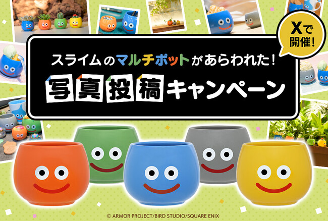 スライムのマルチポットがあらわれた!写真投稿キャンペーン開催のお知らせ