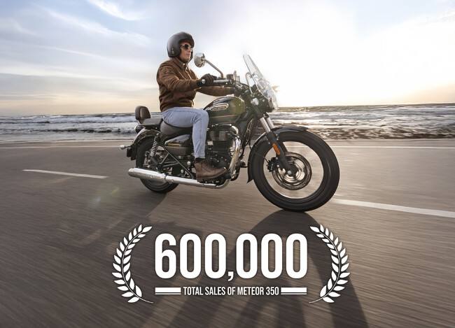 ロイヤルエンフィールド メテオ350 世界累計販売台数60万台を突破！世界的に高い評価を得ているミッドサイズクルーザー