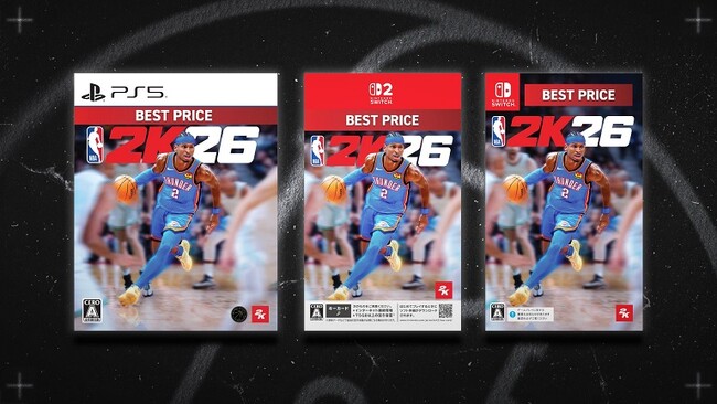 『NBA(R) 2K26』 BEST PRICE版 本日発売!NBAポストシーズン目前、今こそ「NBA 2K」のコートへ!