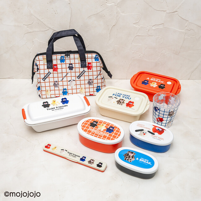 【mojojojo】人気の「Todd friends」ランチグッズが新登場！毎日の食事を楽しく彩るアイテムをスケーターが一斉リリース。3/23(月)より全国へ発送開始