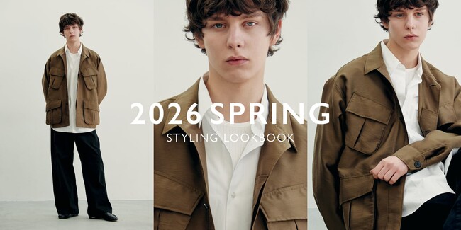ナノ・ユニバースより、M's「2026 SS STYLING LOOKBOOK」が公開!
