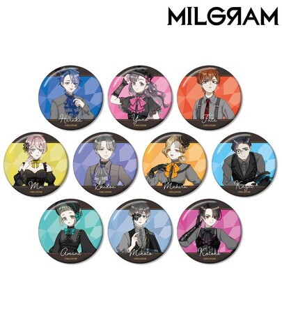 『MILGRAM -ミルグラム-』の描き下ろし バースデーver. 第2弾 トレーディング缶バッジなどの受注を開始！！アニメ・漫画のオリジナルグッズを販売する「AMNIBUS」にて