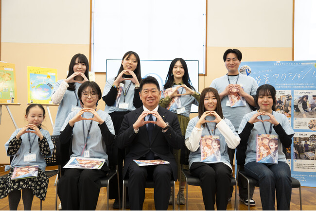 学生などのインターンによる脱炭素アクション「まるっとサステナCAMP」川崎市長への初の活動報告会を開催しました！