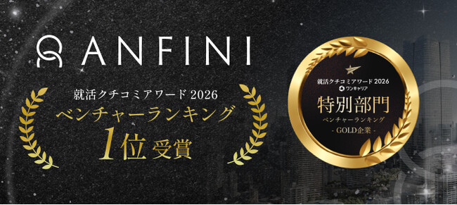 【新時代のコンサルティングファーム】株式会社Anfiniが就活生が選ぶベンチャー企業No.1 に選ばれた理由