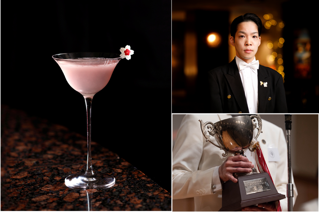 東京、桜の開花宣言とともに解禁。日本一のバーテンダーが贈る本格焼酎の“お花見カクテル”が登場！