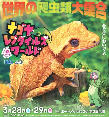 いよいよ今週末開催！ナゴヤレプタイルズワールド2026春