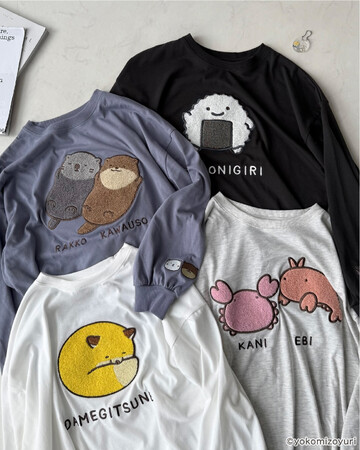 AS KNOW AS plusから『なんでもいきもの』のロンTが登場!