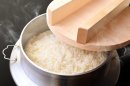 羽釜で炊き上げたご飯 羽釜で炊き上げたご飯
