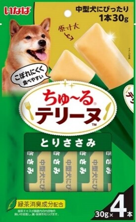 いなばペットフード たっぷりおやつ「ちゅ~るテリーヌ 中型犬用」が新登場!