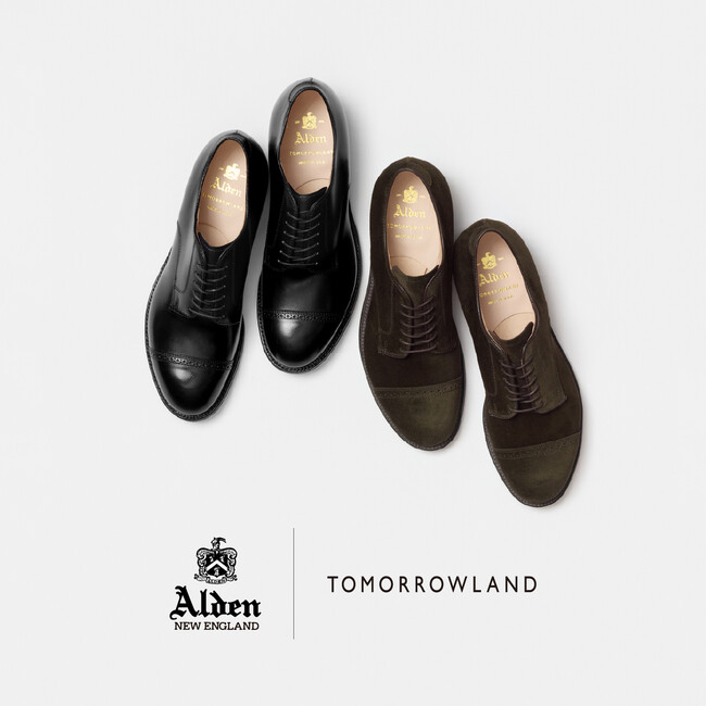 Alden for TOMORROWLAND（オールデン フォー トゥモローランド）を発売｜モディファイドラスト採用の別注パンチドキャップトゥが登場