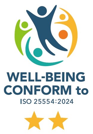 働く 人すべての笑顔のために　 ISO25554:2024の認定制度「ウェルビーイングISOガイドライン認定」にてレベル2を取得