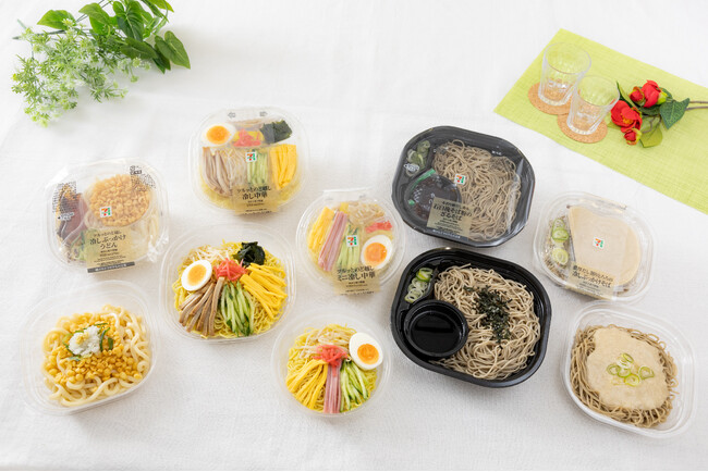 暑くなる季節に向けセブン‐イレブン定番の冷たい麺5品が順次登場！