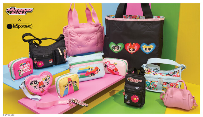 レスポートサックと「パワーパフ ガールズ」のコラボコレクション！！4/1(水)発売。