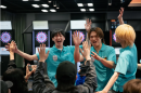 優勝を決めた青山学院大の選手ら 優勝を決めた青山学院大の選手ら