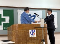 応募者378名から選ばれた12名の新入社員が入社式に参加
4月1日に山口県下関市のコプロス本社にて開催