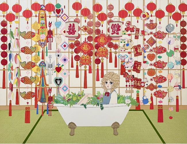 【新宿高島屋】「永島千裕展 ―My Safe Room―」、4月22日(水)から開催!