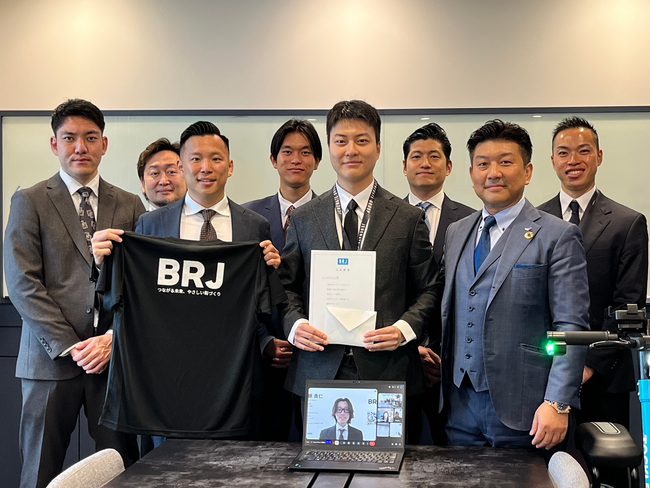 BRJが初の新卒社員を迎え入れ、入社式を実施
