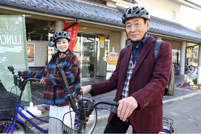 三田村邦彦が春の奈良・斑鳩へ｜悠久の里をサイクリングで満喫♪手作業の職人技に感嘆！大和麩＆大和肉鶏の美味しさに感動!!