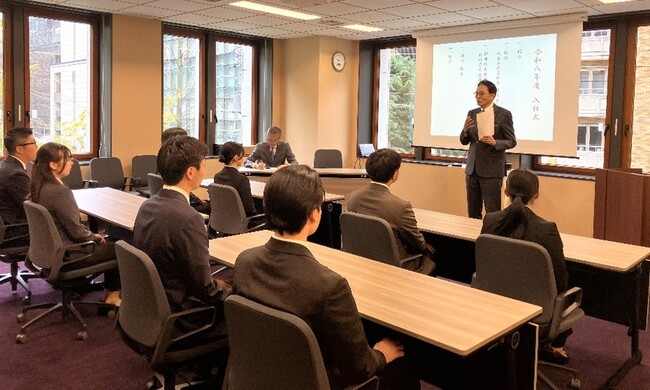 株式会社青山財産ネットワークス 令和8年度入社式を開催