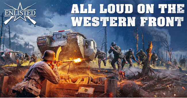 DMM GAMESがサービスを展開しているPC/PS4＆PS5基本プレイ無料の第二次世界大戦FPSオンラインゲーム『Enlisted』が第一次世界大戦の西部戦線舞台となる期間限定の大規模バトルイベント