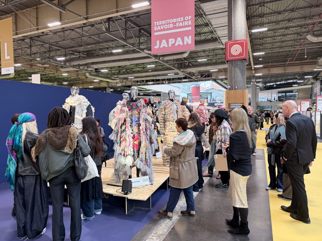 【ヴォートレイルFA】世界最大級の素材見本市「プルミエール・ヴィジョン・パリ」に初出展。学生による着物アップサイクルプロジェクトが国際舞台で高評価