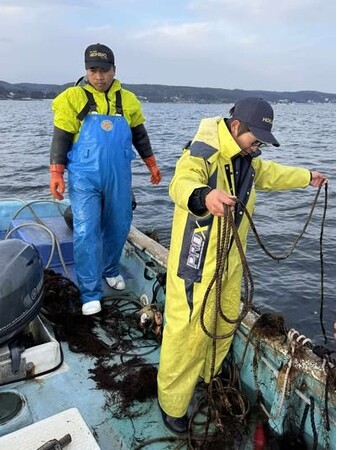 能登半島地震支援で海藻栽培の取り組みをスタート
