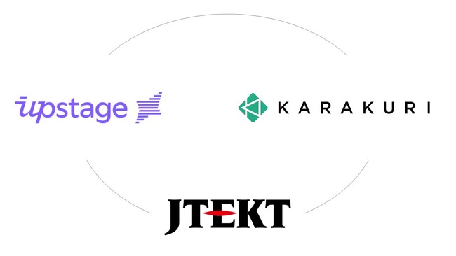 ジェイテクト、Upstage AI株式会社、カラクリ株式会社との共創活動が「フィジカルAI開発支援プログラム by AWSジャパン」に採択