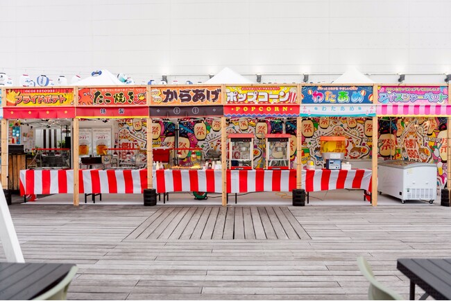 水戸駅直結の屋上に“お祭り×BBQ”空間が誕生