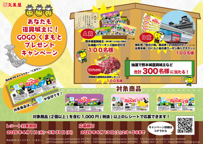 あなたも復興城主に! GOGOくまもとプレゼントキャンペーン