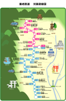 養老鉄道 対象路線図 養老鉄道 対象路線図