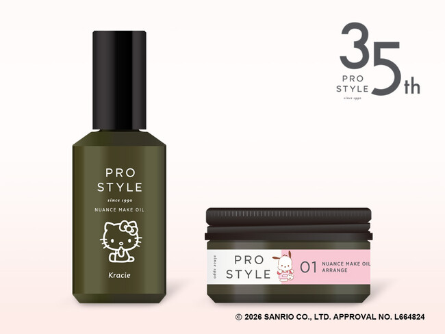 発売３５周年！ヘアスタイリング剤専門ブランド「プロスタイル」×「サンリオキャラクターズ」コラボレーションデザイン　数量限定発売