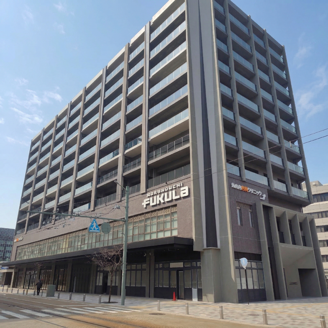 福井駅前電車通り北地区B街区第一種市街地再開発事業複合施設「marunouchi FUKULA」が竣工