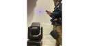 スマホにて照射ルール設定中の様子 スマホにて照射ルール設定中の様子
