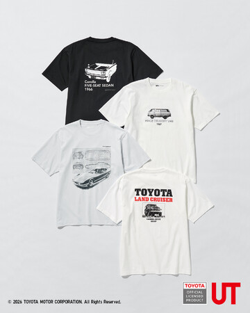 トヨタとユニクロのコラボレーション「トヨタ×UT」 コレクションを発表。STARBASEが企画協力。
