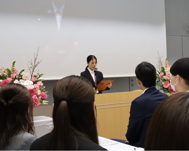 コロナ禍後初、学研グループ入社式に新卒社員が集結