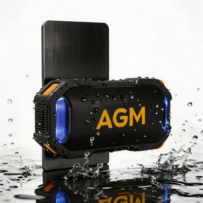 アウトドアの常識を変える！防水・磁着式ポータブルスピーカー「AGM MagROCK」参上