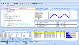 PALMiCE4のデバッガ画面 PALMiCE4のデバッガ画面