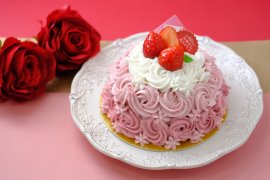 母の日ヴィーガンブーケフラワーケーキ  