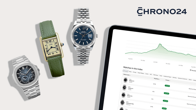 Chrono24の時計市場長期分析：2018年以降、変動の激しい状況でも着実に価値を高めているモデルが今明らかに