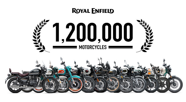 ロイヤルエンフィールド 年間販売台数が過去最高の120万台を突破!力強い拡大路線を突き進む