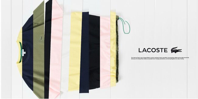 LACOSTEにFREAK'S STOREが別注したTシャツが登場。機能性に富んだスポーティな1着です。