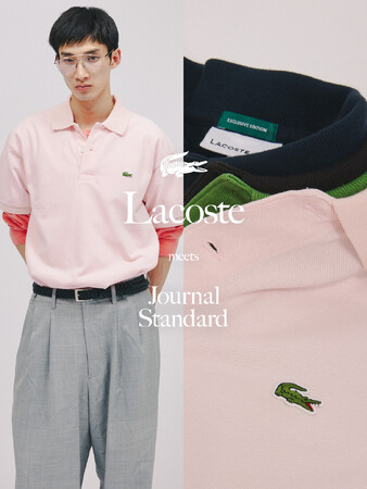 JORNAL STANDARDより、クラシックを今のバランスに編集したLACOSTE別注ポロ＆ボーダーTが発売