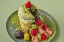 丹那抹茶のお濃茶いちごパンケーキ　※写真はイメージです