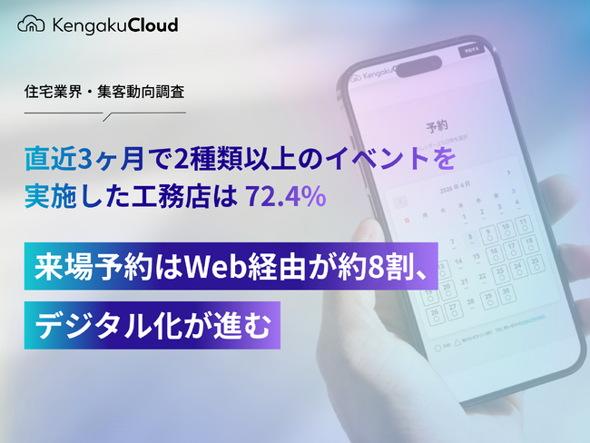 <工務店調査2026>来場予約はWeb経由が約8割、デジタル化が進む